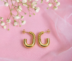 Stylish Gold Chunky Earrings
