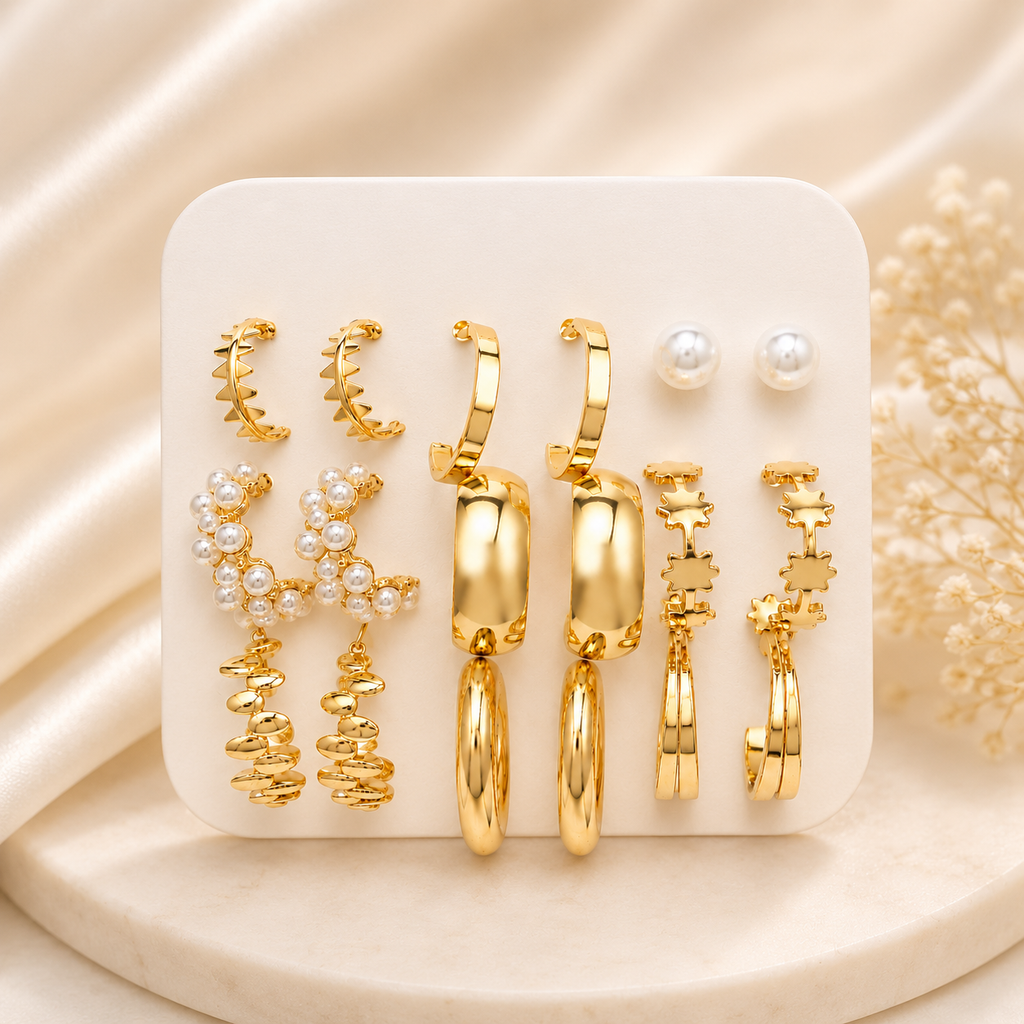 Elegant Gold Hoop Earrings Collection