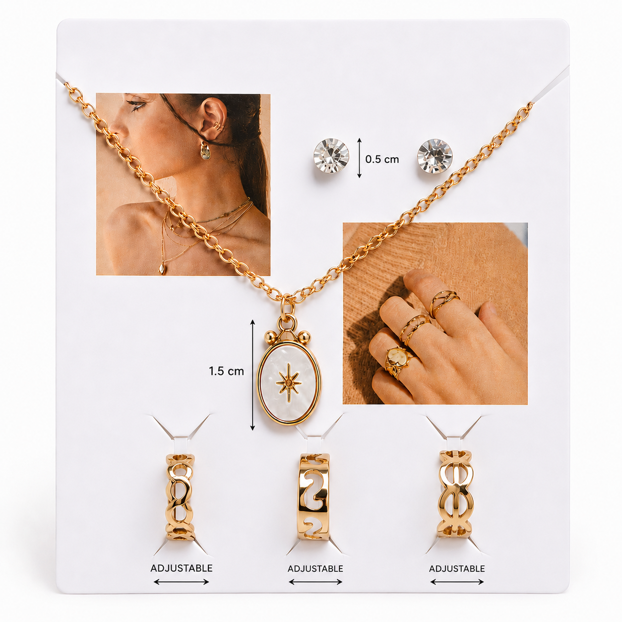 Celestial Charm Jewelry Gift Set