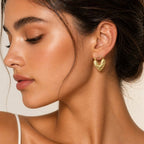 Endless Love Heart Hoop Earrings