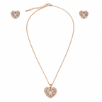 Radiant Heart Crystal Jewelry Set