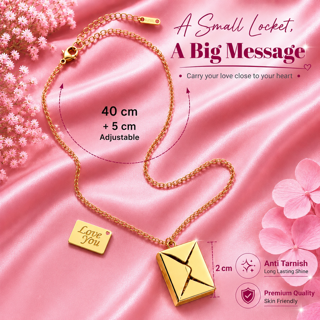 Secret Love Letter Pendant Necklace
