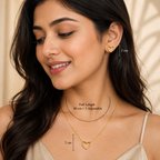 Timeless Golden Heart Jewelry Set
