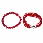 Passion Red Crystal Bracelet Collection