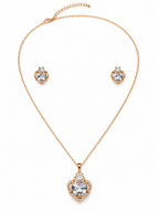 Sparkling Heart Jewelry Set Elegance
