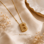 Sparkling Initial B Pendant Necklace