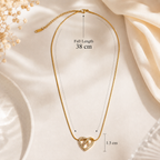 Elegant Crystal Heart Pendant Necklace