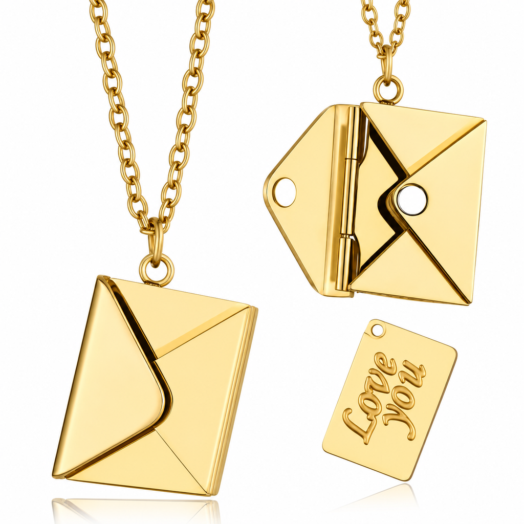 Secret Love Letter Pendant Necklace