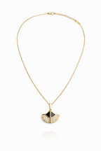 Openable Crystal Shell Pendant Necklace
