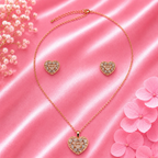 Radiant Heart Crystal Jewelry Set