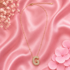 Sparkling Initial G Pendant Necklace