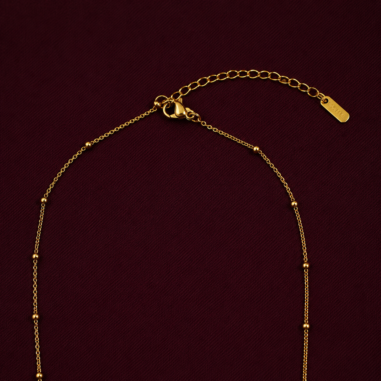 Sparkling Initial G Pendant Necklace