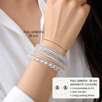 Crystal Glow Bracelet Duo Set