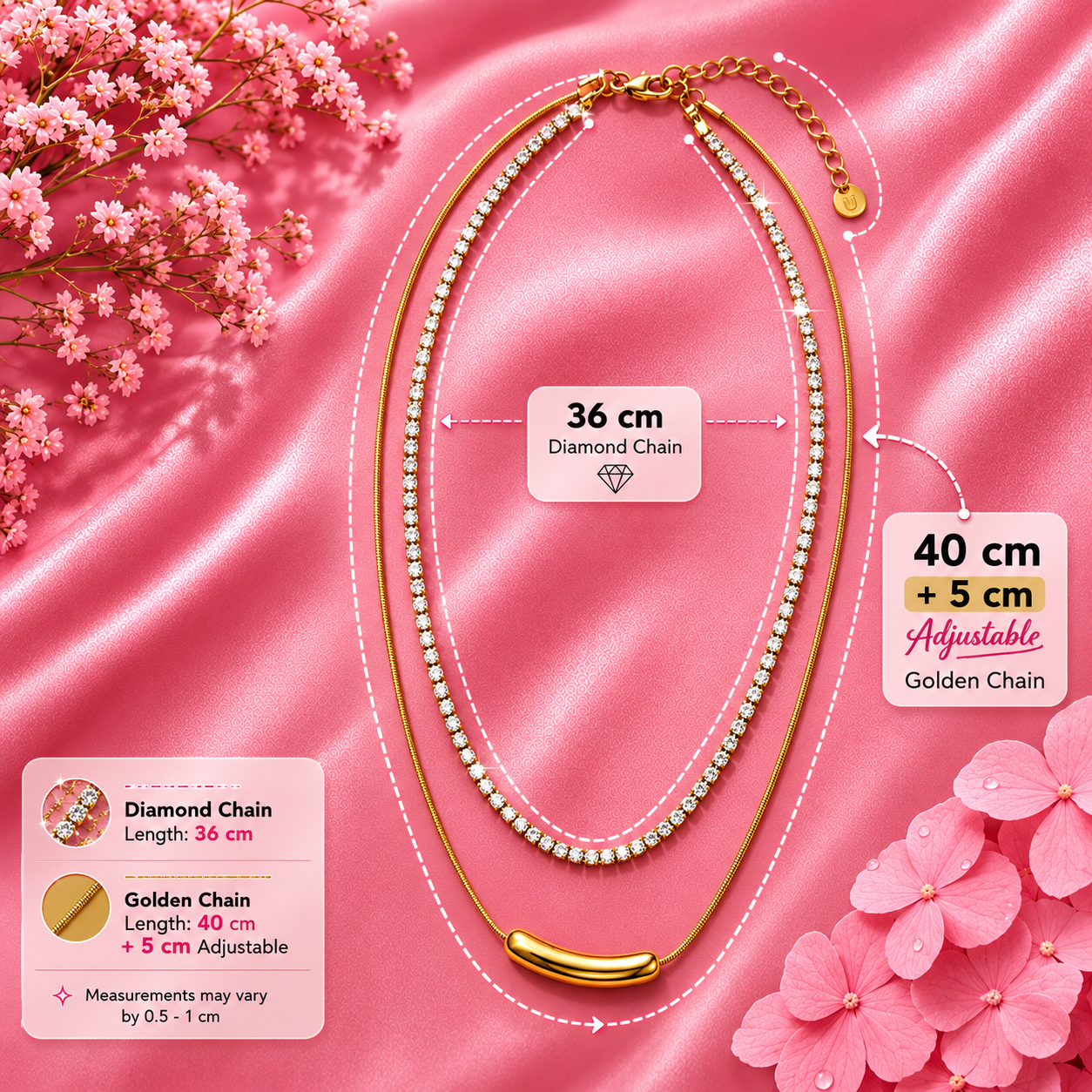 Layered Gold Minimalist Statement Necklace