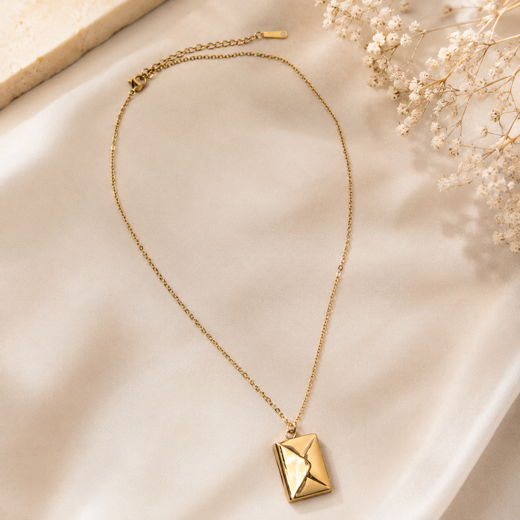 Secret Love Letter Pendant Necklace