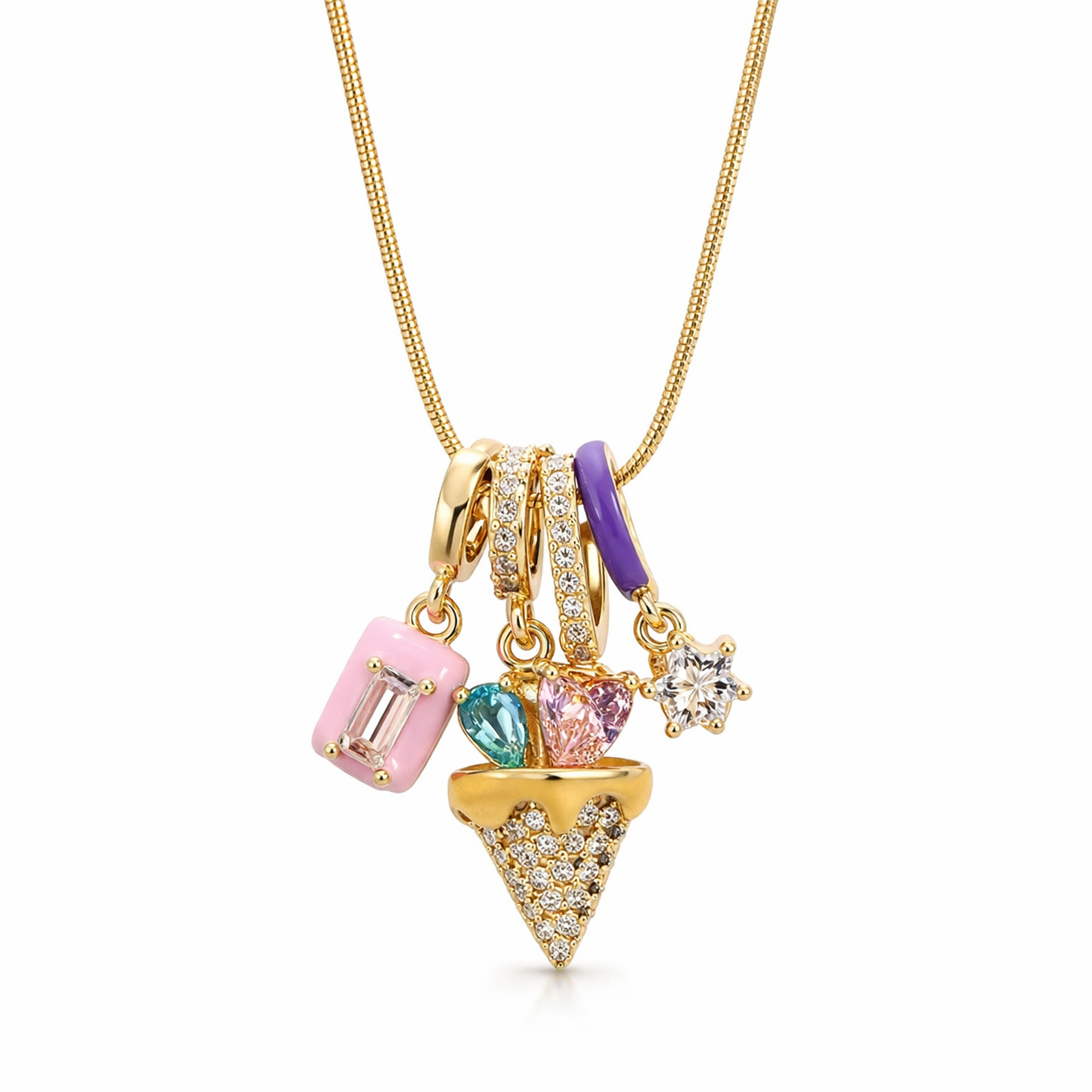 Ice Cream Charm Necklace